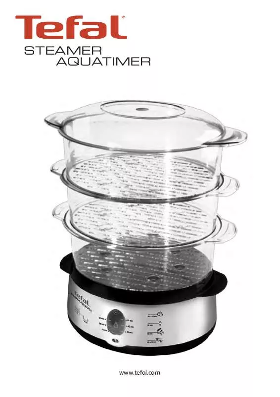 Mode d'emploi TEFAL STEAMER AQUATIMER