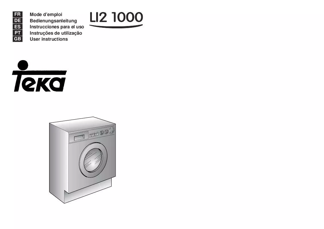 Mode d'emploi TEKA LI2 1200