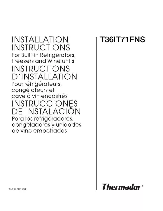 Mode d'emploi THERMADOR T36IT71FNS