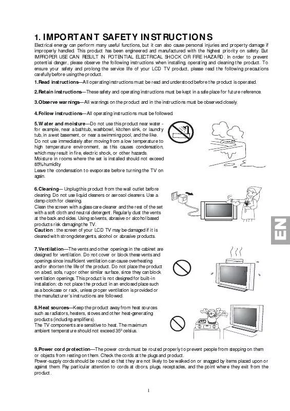 Mode d'emploi THOMSON 30L03B