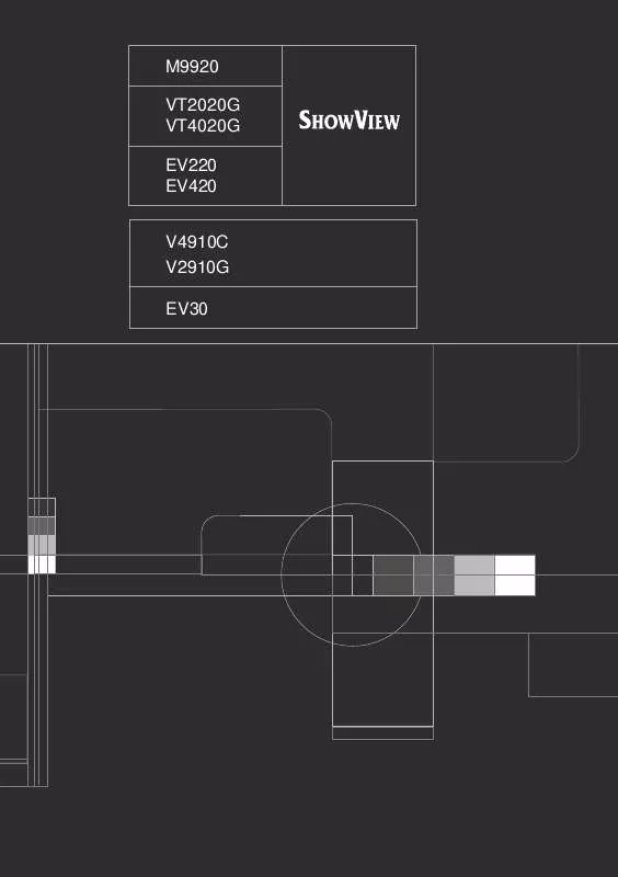 Mode d'emploi THOMSON M9920