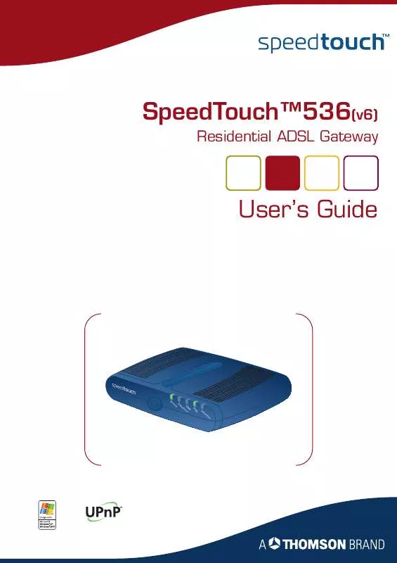 Mode d'emploi THOMSON SPEEDTOUCH 536