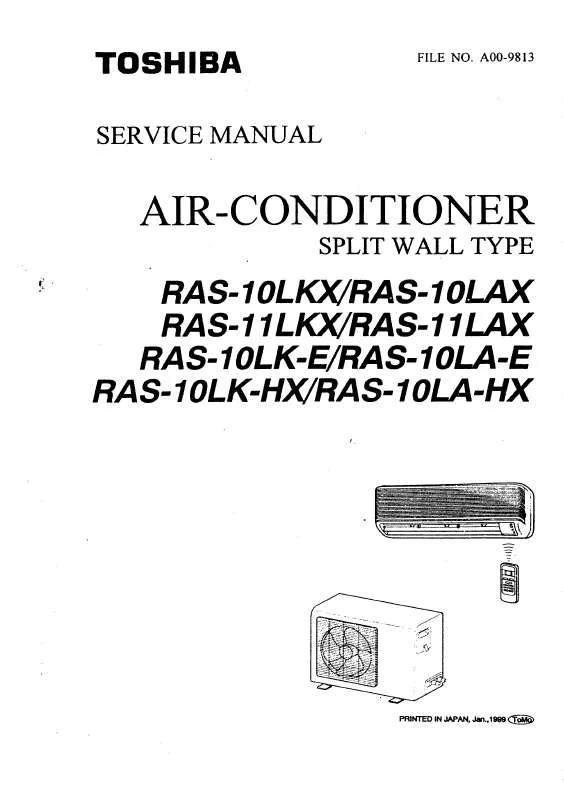 Mode d'emploi TOSHIBA RAS-10LA-E