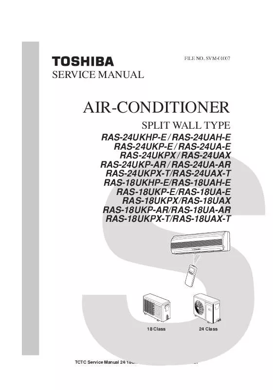 Mode d'emploi TOSHIBA RAS-18UA-E