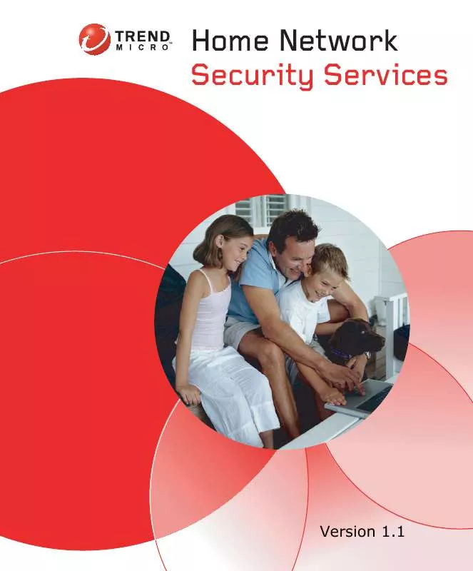 Mode d'emploi TREND MICRO HOME NETWORK SECURITY SERVICES 1.1