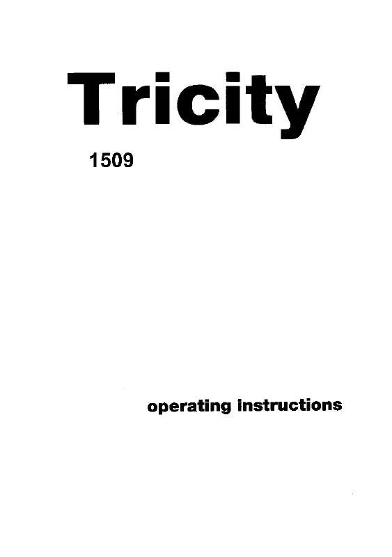 Mode d'emploi TRICITY 1509