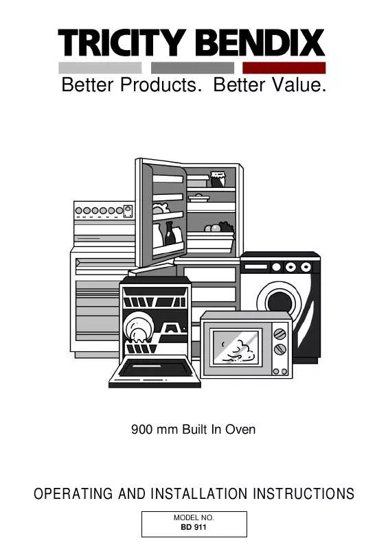 Mode d'emploi TRICITY BD911W/1