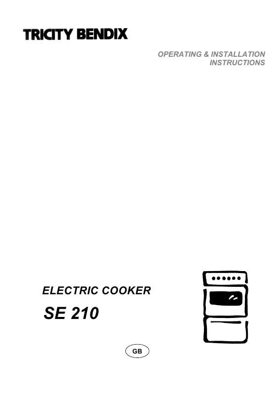 Mode d'emploi TRICITY SE210S