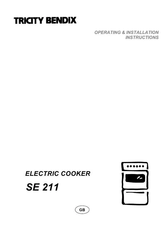 Mode d'emploi TRICITY SE211X