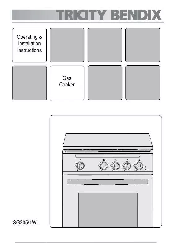 Mode d'emploi TRICITY SG205/1WL