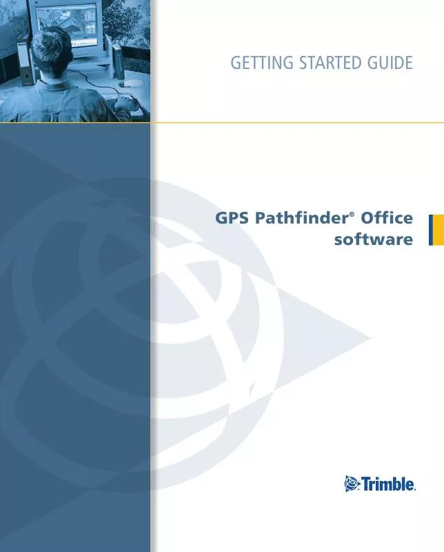 Mode d'emploi TRIMBLE GPS PATHFINDER OFFICE 3.10