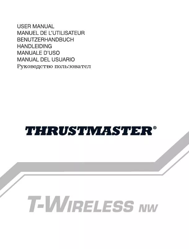 Mode d'emploi TRUSTMASTER T-WIRELESS NW