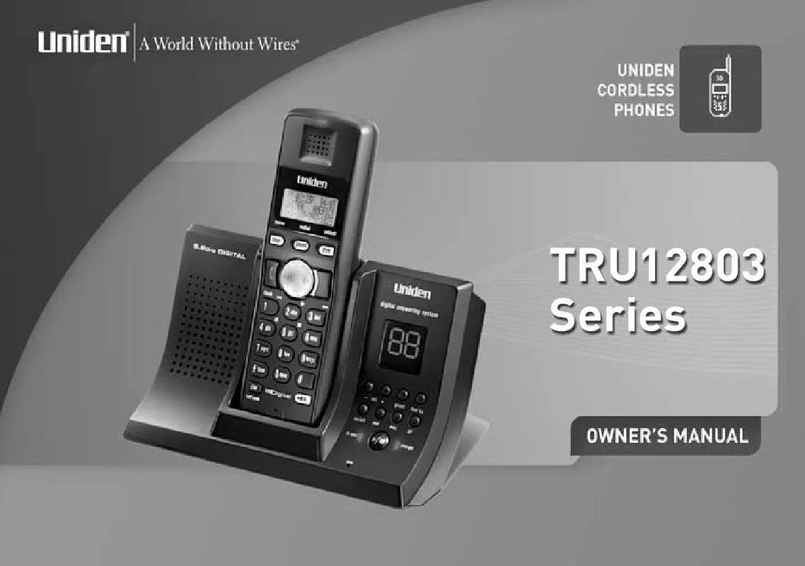 Mode d'emploi UNIDEN TRU12803