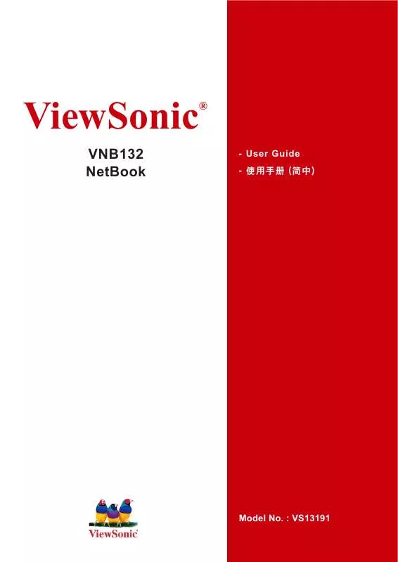 Mode d'emploi VIEWSONIC VNB132