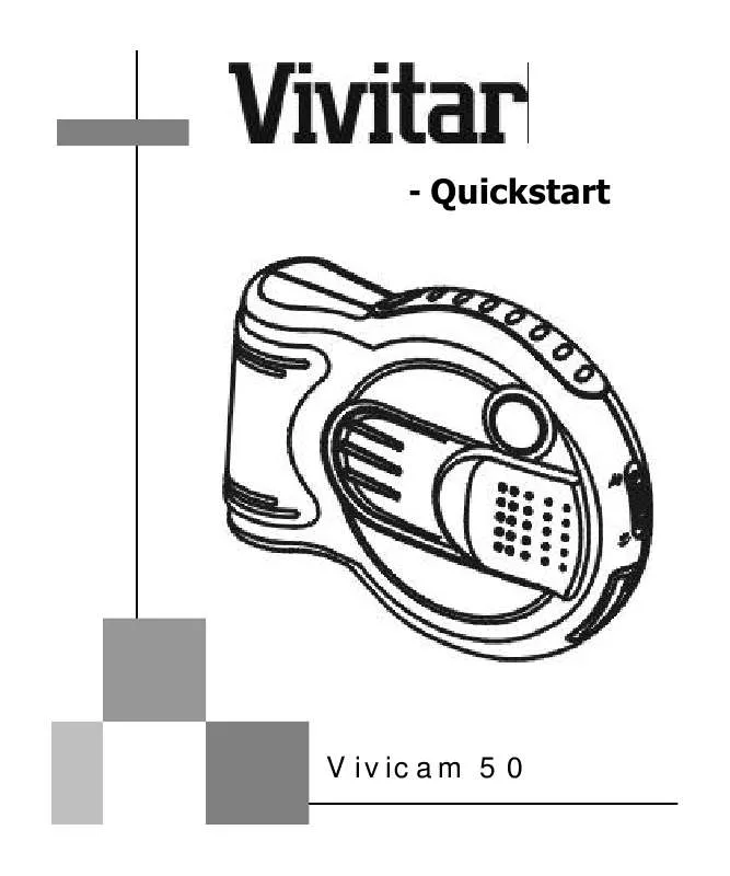 Mode d'emploi VIVITAR VIVICAM 50