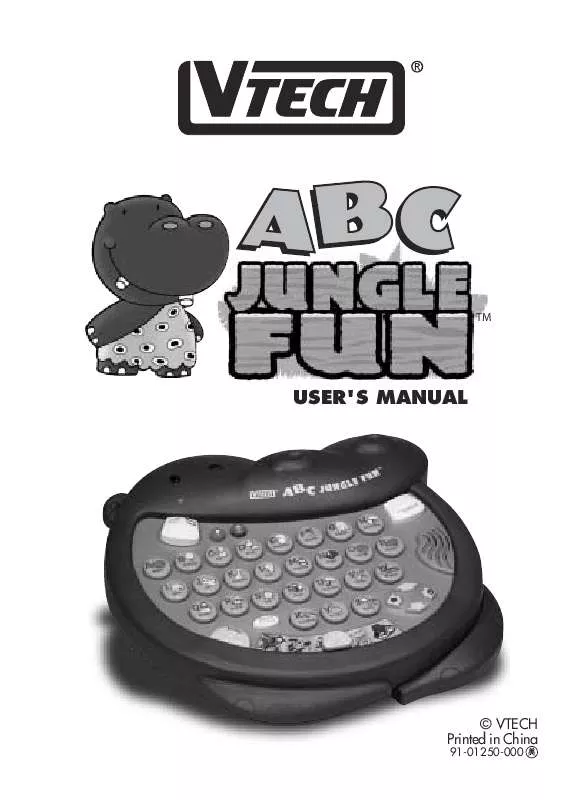 Mode d'emploi VTECH ABC JUNGLE FUN