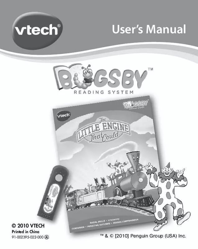 Mode d'emploi VTECH BUGSBY READING SYSTEM THE LITTLE ENGINE THAT COULD