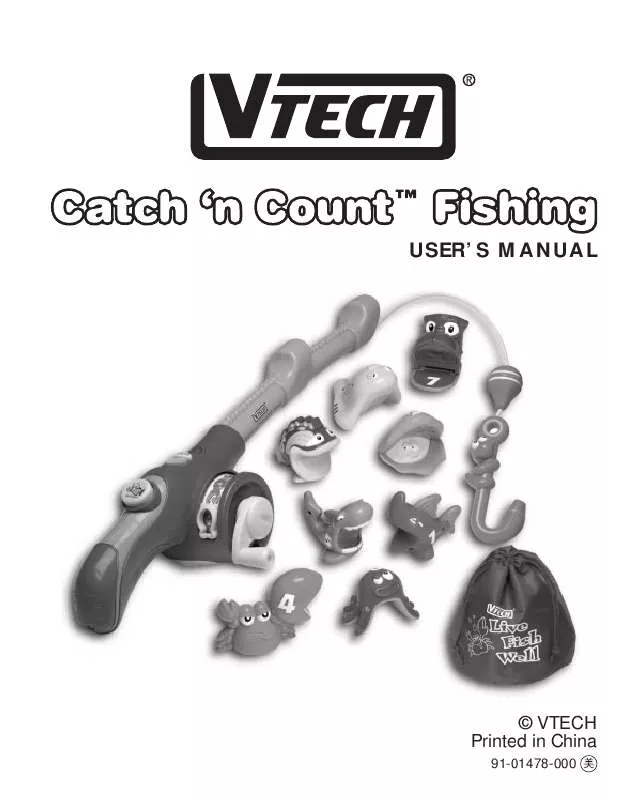 Mode d'emploi VTECH CATCH-N-COUNT FISHING