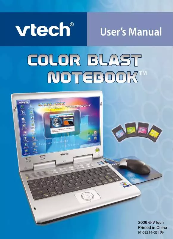 Mode d'emploi VTECH COLOR BLAST NOTEBOOK 71200