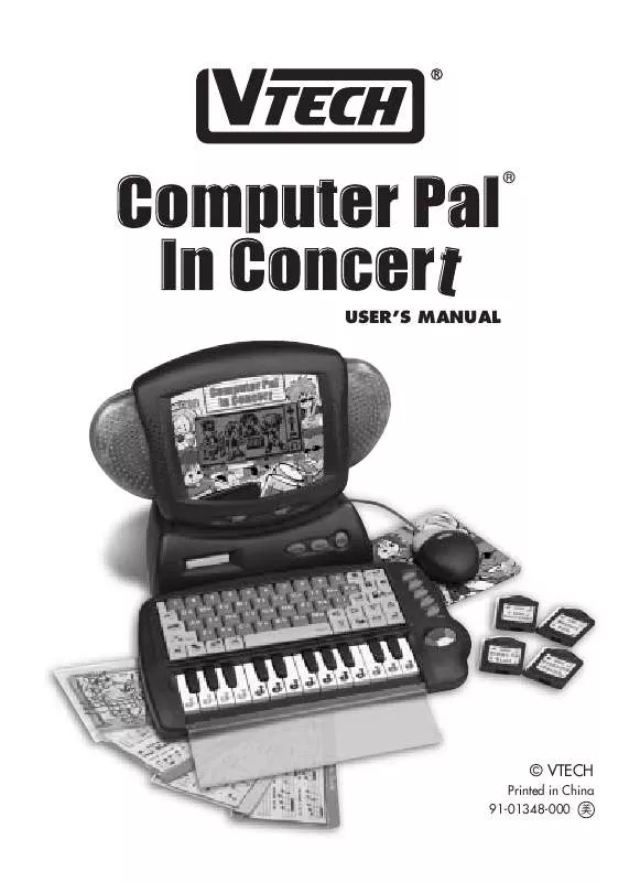 Mode d'emploi VTECH COMPUTER PAL CONCERT