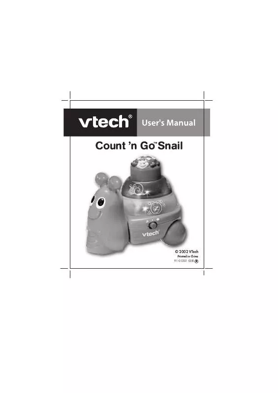 Mode d'emploi VTECH COUNT-N-GO SNAIL