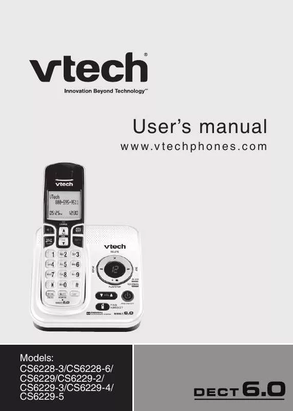 Mode d'emploi VTECH CS6228-6