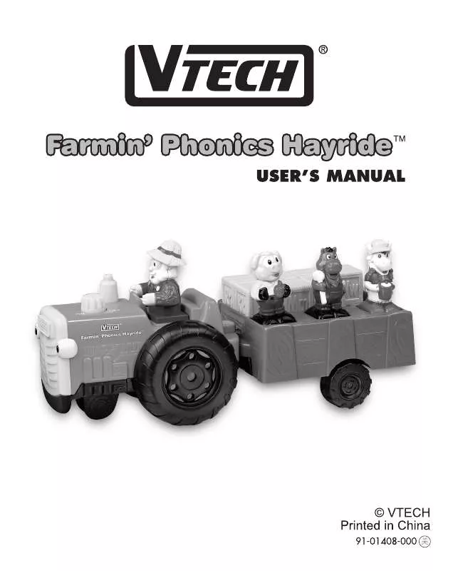 Mode d'emploi VTECH FARMIN PHONICS HAYRIDE