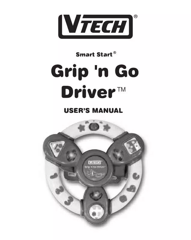 Mode d'emploi VTECH GRIP-N-GO DRIVER