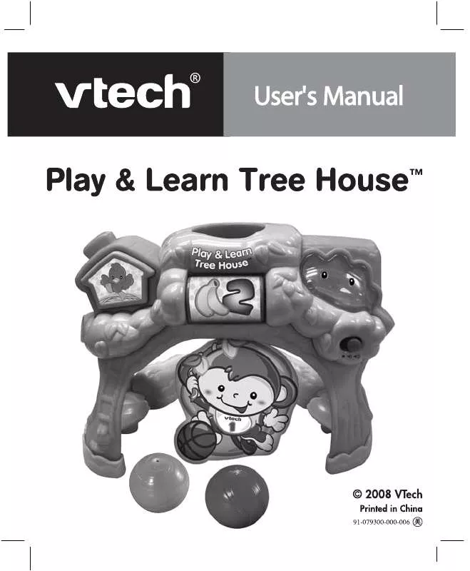 Mode d'emploi VTECH PLAY & LEARN TREE HOUSE