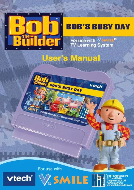 Mode d'emploi VTECH SMARTRIDGE BOBTHEBUILDER