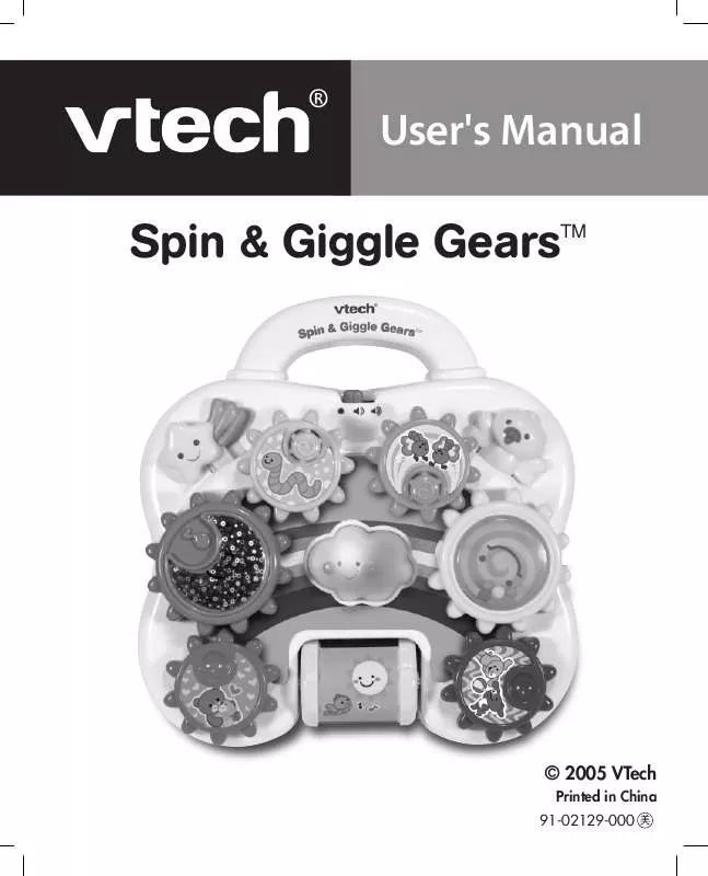 Mode d'emploi VTECH SPIN & GIGGLE GEARS