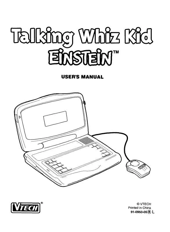 Mode d'emploi VTECH TALKINGWHIZKID EINSTEIN