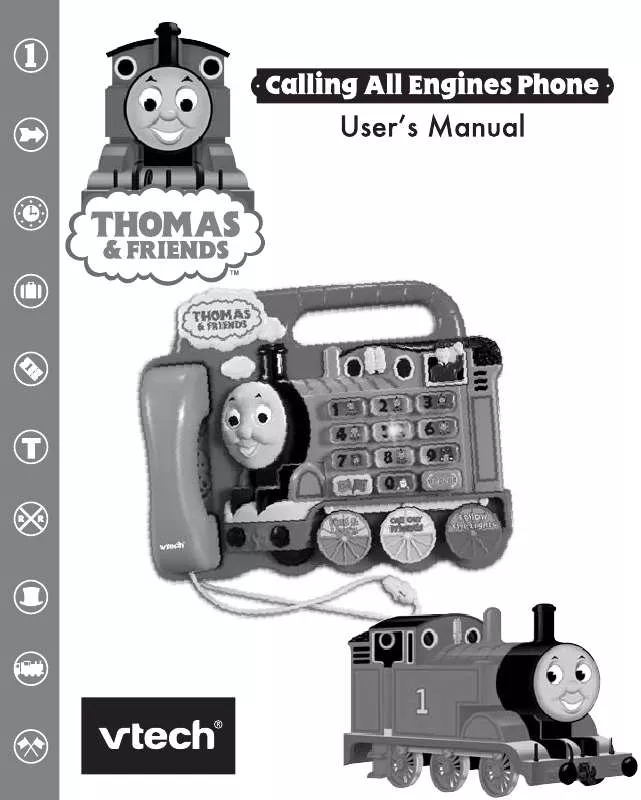 Mode d'emploi VTECH THOMAS CALL ALL ENGINES PHONE 71400