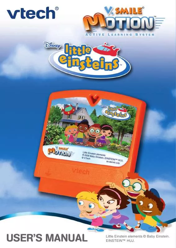 Mode d'emploi VTECH V-MOTION LITTLE EINSTEINS