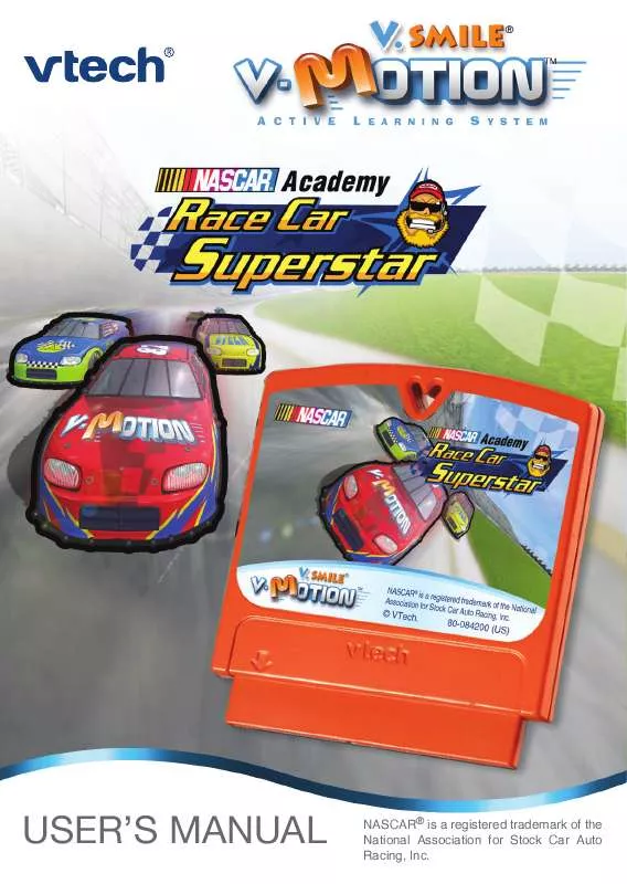 Mode d'emploi VTECH V-MOTION NASCAR