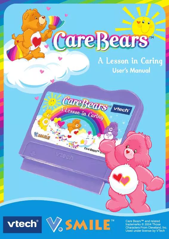 Mode d'emploi VTECH V.SMILE CARE BEARS A LESSON IN CARING