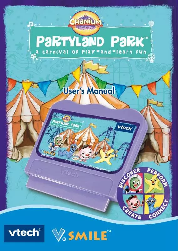 Mode d'emploi VTECH V.SMILE CRANIUM PARTYLAND PARK