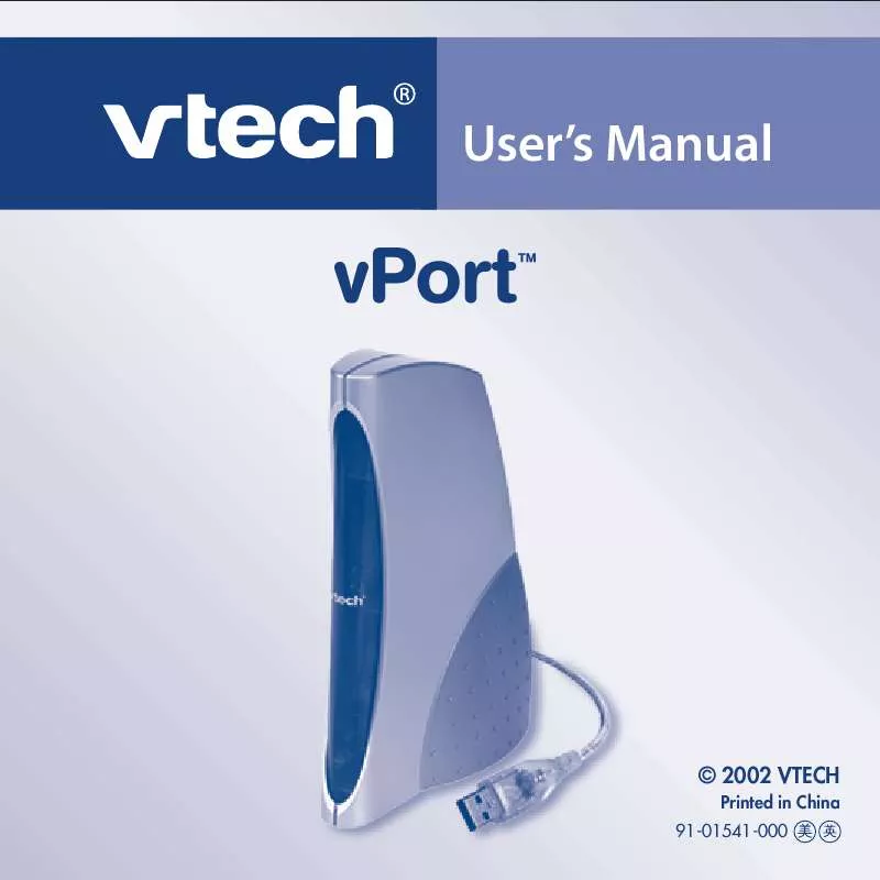 Mode d'emploi VTECH VPORT