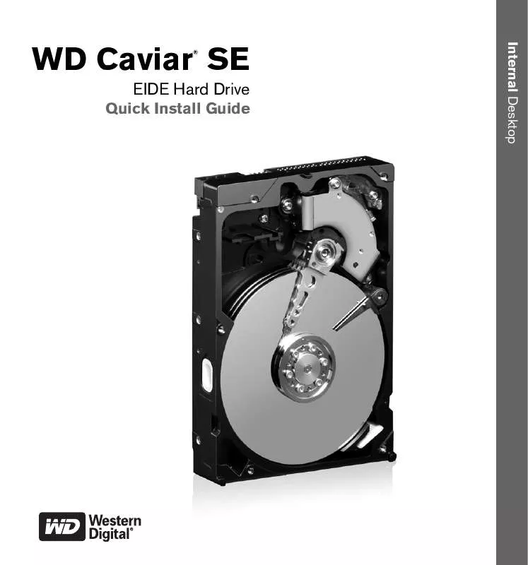 Mode d'emploi WESTERN DIGITAL CAVIAR SE