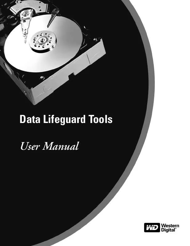 Mode d'emploi WESTERN DIGITAL DATA LIFEGUARD TOOLS