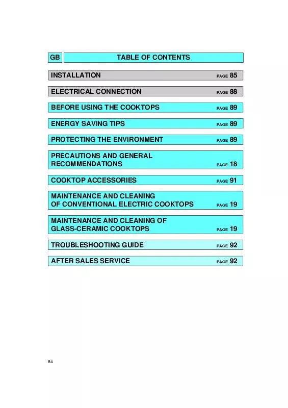 Mode d'emploi WHIRLPOOL 045 404 10