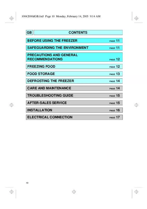 Mode d'emploi WHIRLPOOL 2145