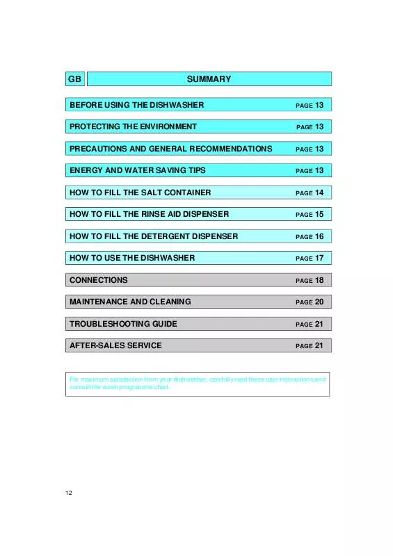 Mode d'emploi WHIRLPOOL 400 161 98