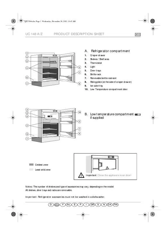 Mode d'emploi WHIRLPOOL 623 212