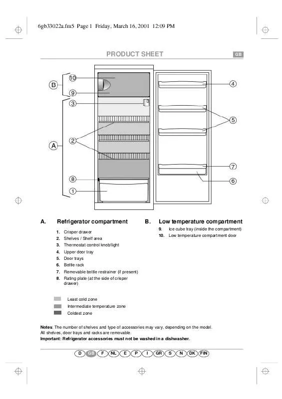 Mode d'emploi WHIRLPOOL A 215R/M