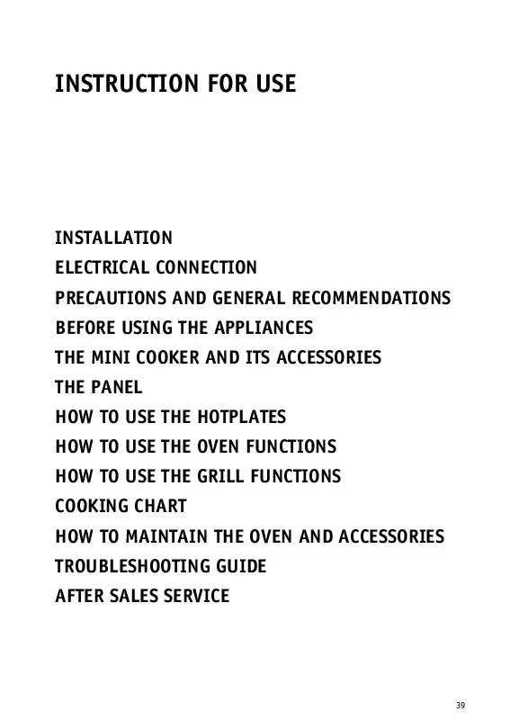 Mode d'emploi WHIRLPOOL ACM 313 MINICOOKER WP