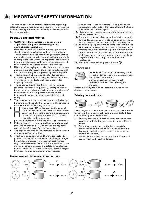 Mode d'emploi WHIRLPOOL ACM 701/IX