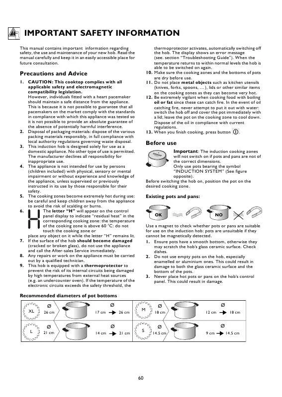 Mode d'emploi WHIRLPOOL ACM 703/IX