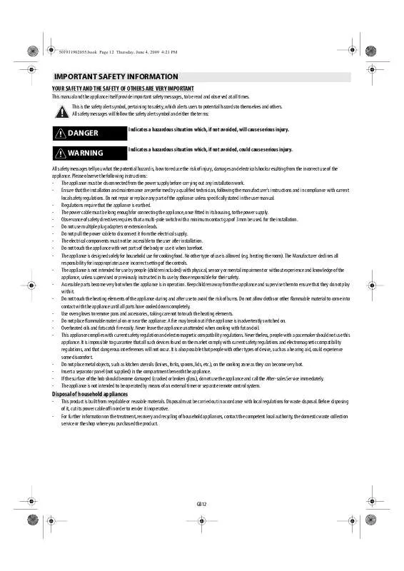 Mode d'emploi WHIRLPOOL ACM 742/BA