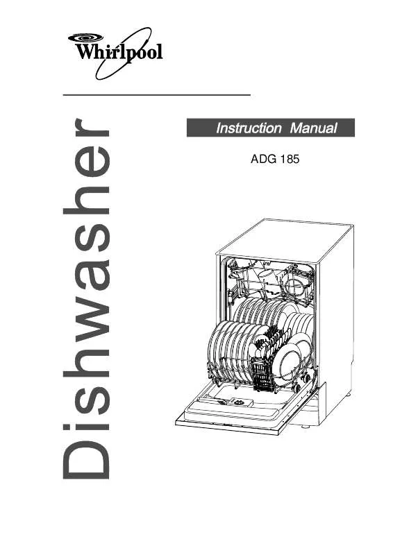 Mode d'emploi WHIRLPOOL ADG 185